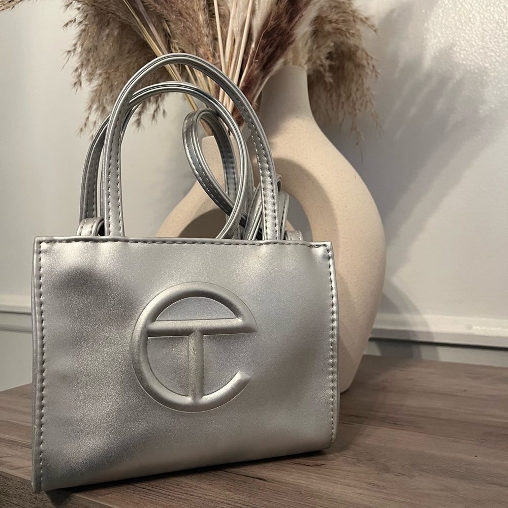 Two mini telfar bags